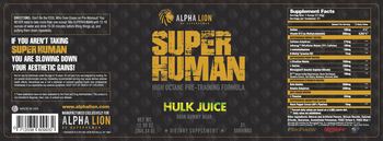 Alpha Lion Super Human Hulk Juice Sour Gummy Bear - supplement