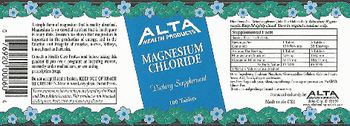Alta Health Products Magnesium Chloride - supplement