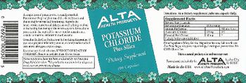 Alta Health Products Potassium Chloride plus Silica - supplement