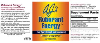 Altrum A.J.'s Roborant Energy - supplement