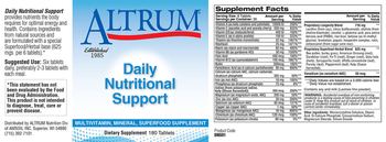 Altrum Daily Nutritional Support - supplement