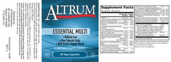 Altrum Essential Multi - supplement