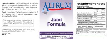 Altrum Joint Formula - supplement