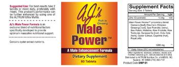 Altrum Nutrition A.J.'s Male Power - supplement