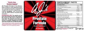 Altrum Nutrition A.J.'s Prostate Formula - supplement