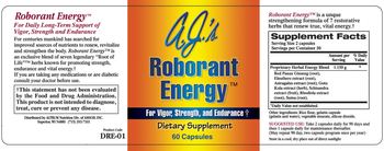 Altrum Nutrition A.J.'s Roborant Energy - supplement