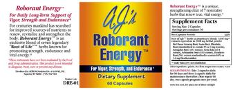 Altrum Nutrition A.J.'s Roborant Energy - supplement