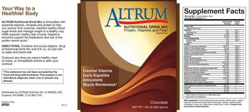 Altrum Nutritional Drink Mix Chocolate - 