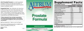 Altrum Prostate Formula - supplement