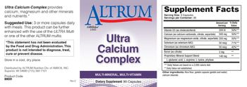 Altrum Ultra Calcium Complex - supplement