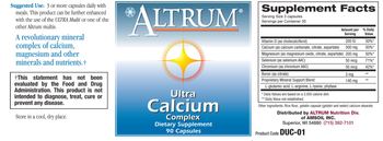 Altrum Ultra Calcium Complex - supplement