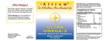 Altrum Ultra Omega-3 Heart Healthy Formula - supplement