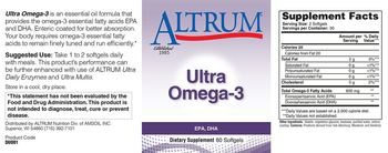 Altrum Ultra Omega-3 - supplement