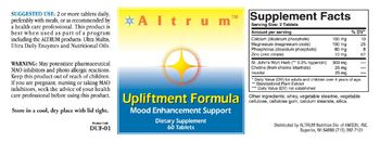 Altrum Upliftment Formula Mood Enhancement Support - supplement