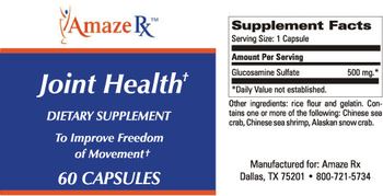 AmazeRx Joint Health - supplement