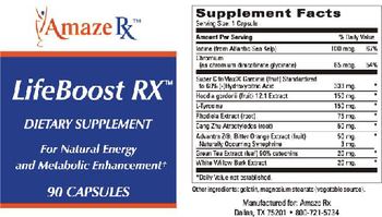 AmazeRx LifeBoost RX - supplement
