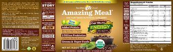 Amazing Grass Amazing Meal Cafe Mocha - raw plantbased nutritional supplement