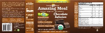 Amazing Grass Amazing Meal Chocolate Infusion - raw plantbased nutritional supplement