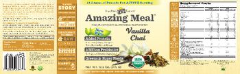 Amazing Grass Amazing Meal Vanilla Chai - raw plantbased nutritional supplement