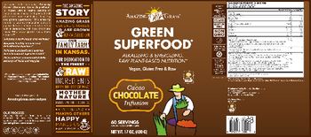 Amazing Grass Green SuperFood Cacao Chocolate Infusion - whole food supplement