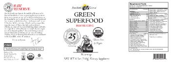 Amazing Grass Green SuperFood Raw Reserve - supplement