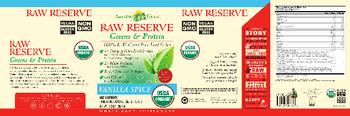Amazing Grass Raw Reserve Greens & Protein Vanilla Spice - whole food supplement