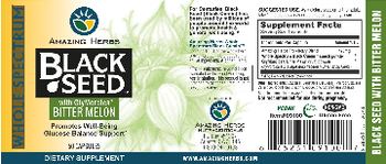 Amazing Herbs Black Seed With GlyMordica Bitter Melon - supplement