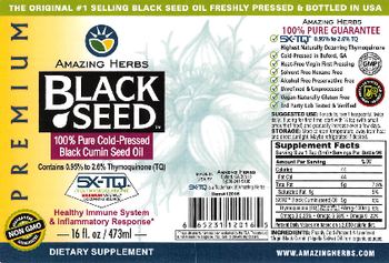 Amazing Herbs Premium Black Seed - supplement