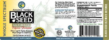 Amazing Herbs Whole Spectrum Black Seed Ultimate Defense Formula - supplement