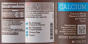 Amazon Elements Calcium - supplement