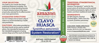 Amazon Therapeutics Clavo Huasca - supplement
