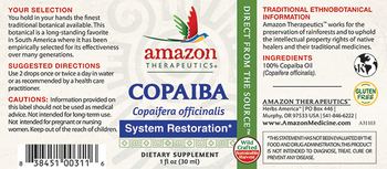 Amazon Therapeutics Copaiba - supplement