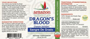 Amazon Therapeutics Dragon's Blood - supplement