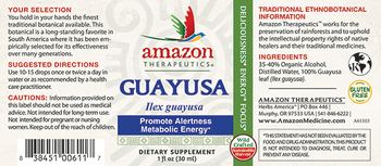 Amazon Therapeutics Guayusa - supplement