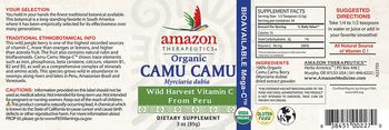 Amazon Therapeutics Organic Camu Camu - supplement