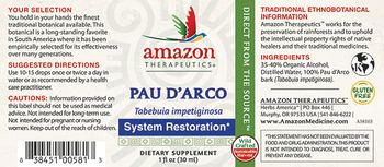 Amazon Therapeutics Pau D'Arco - supplement
