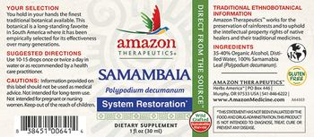 Amazon Therapeutics Samambaia - supplement