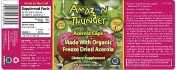 Amazon Thunder Acerola Caps - supplement