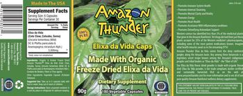 Amazon Thunder Elixa Da Vida Caps - supplement