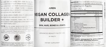 Amen Vegan Collagen Builder + - supplement