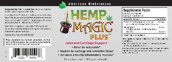 American BioSciences Hemp Magic Plus - supplement