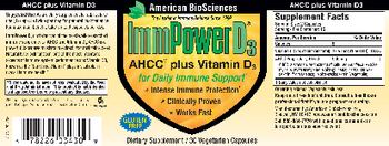 American BioSciences ImmPowerD3 - supplement