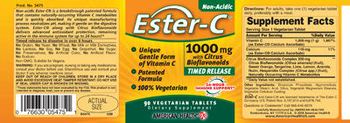 American Health Ester-C 1000 mg With Citrus Bioflavonoids - supplement