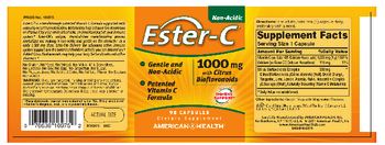 American Health Ester-C 1000 mg With Citrus Bioflavonoids - supplement