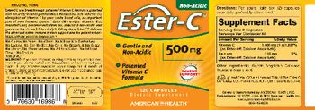 American Health Ester-C 500 mg - supplement