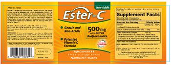 American Health Ester-C 500 mg With Citrus Bioflavoinds - supplement