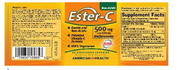 American Health Ester-C 500 mg With Citrus Bioflavoinds - supplement