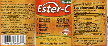 American Health Ester-C 500 mg With Citrus Bioflavonoids - supplement