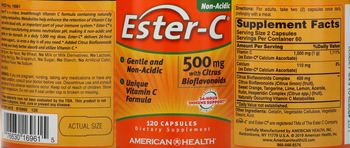 American Health Ester-C 500 mg with Citrus Bioflavonoids - supplement