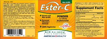 American Health Ester-C Powder With Citrus Bioflavonoids - 